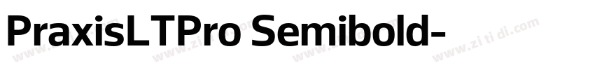 PraxisLTPro Semibold字体转换